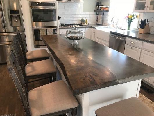 Concrete countertop by Elements Concrete Co.